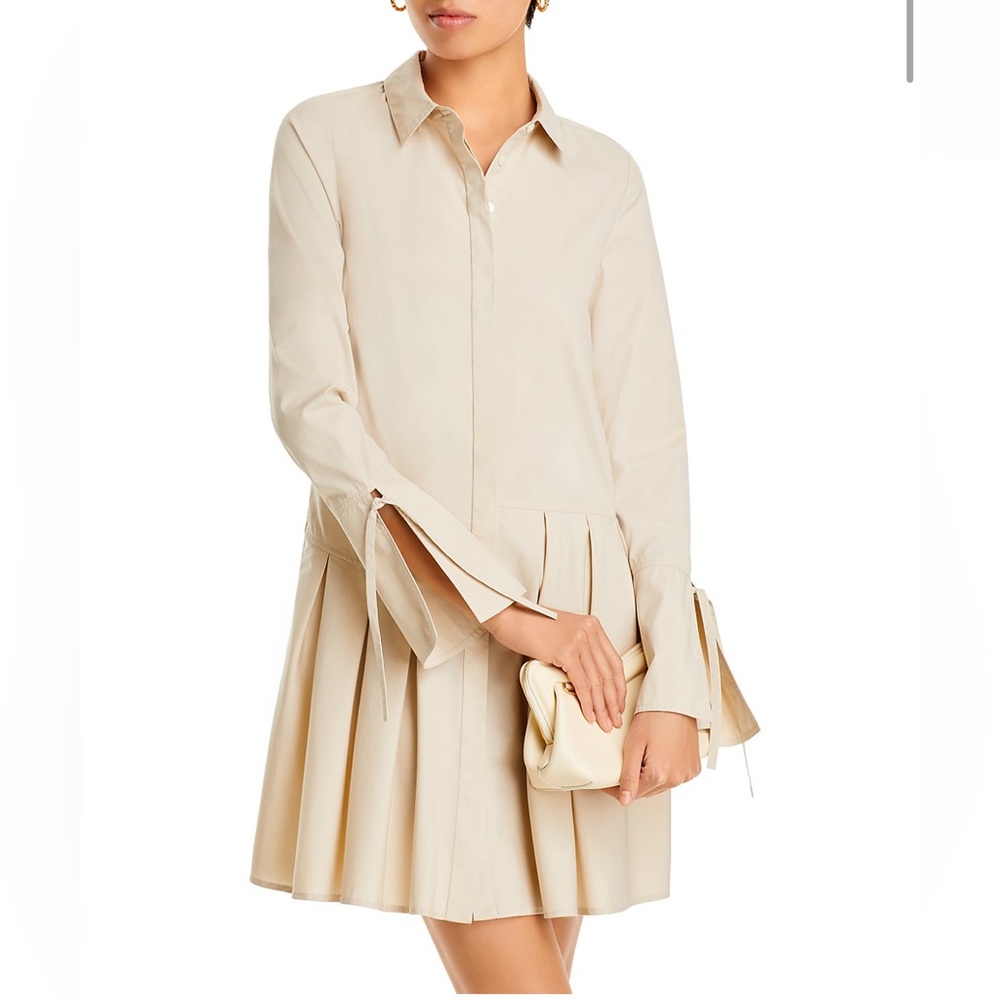 Derek Lam Pleated Shirt Dress